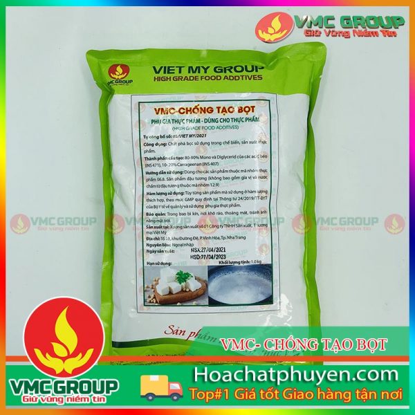 PHỤ GIA CHỐNG TẠO BỌT THỰC PHẨM VMC DẠNG BỘT