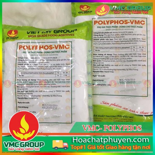 POLYPHOS VMC- TẠO GIÒN DAI- DẠNG BỘT TÚI 1KG