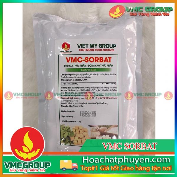 PHỤ GIA BẢO QUẢN VMC SORBAT TÚI 1KG