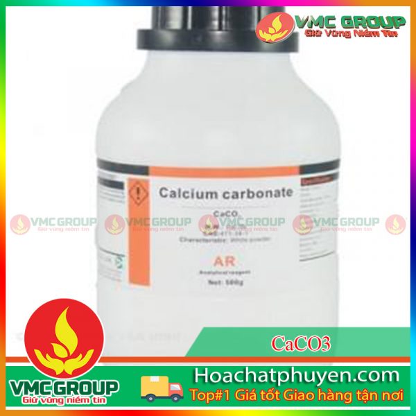 CaCO3 – CALCIUM CARBONATE lọ 500g trung quốc