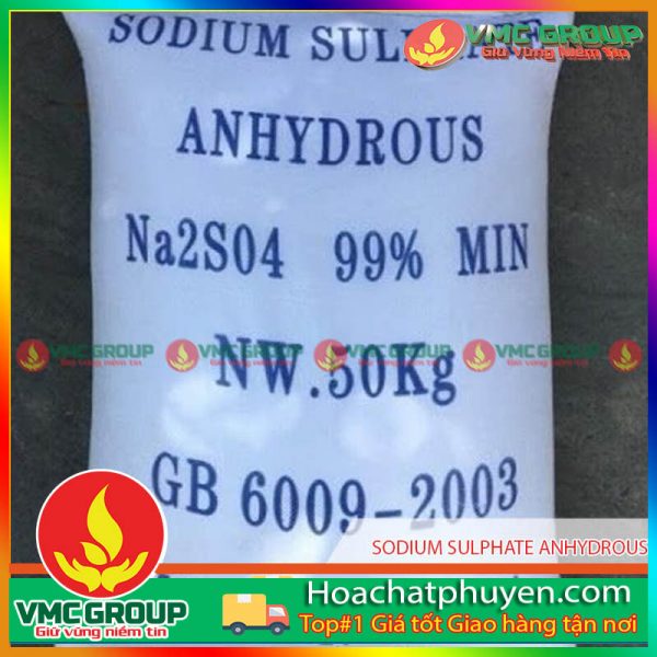 MUỐI SUNFAT NA2SO4 – SODIUM SULPHATE ANHYDROUS 99% BAO 50KG TRUNG QUỐC