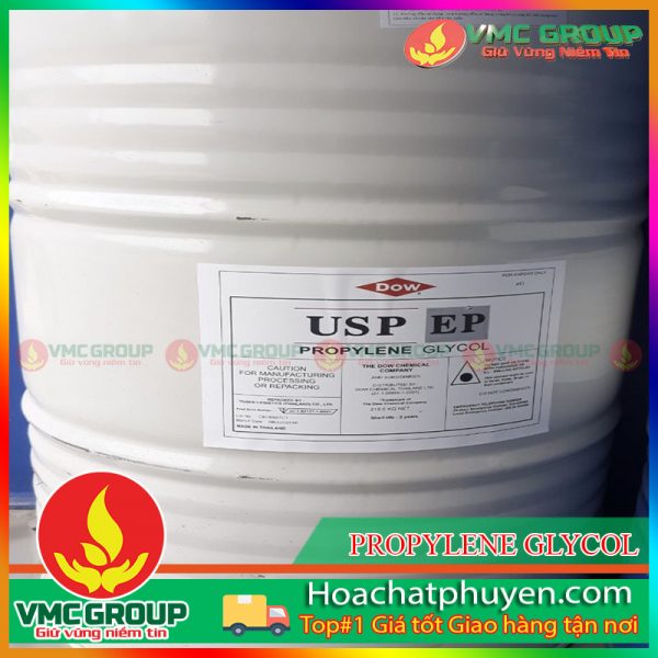 PROPYLENE GLYCOL THỰC PHẨM PHUY 215KG HÀN QUỐC