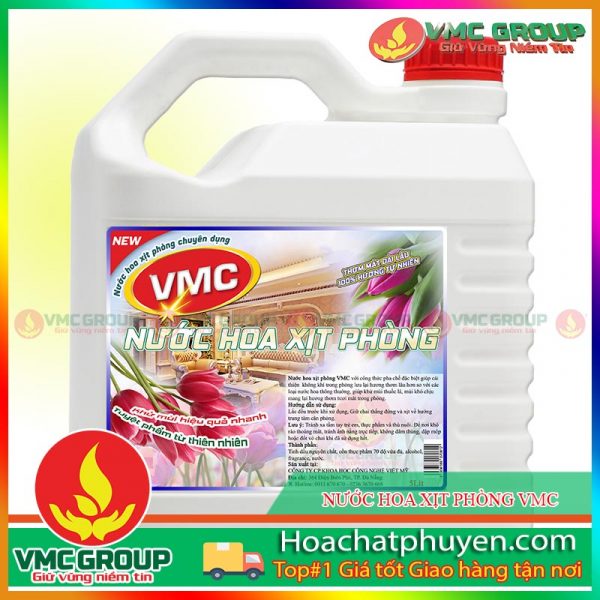 NƯỚC HOA XỊT PHÒNG VMC CAN 5L
